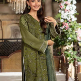 3PC Unstitched Festive Embroidered Suit (SUNW7JI090)