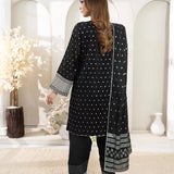 3PC Jacquard Embroidered Suit (EUAL3PEF236)