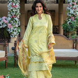 3PC Unstitched Festive Embroidered Suit (SUNW7JI088)