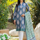 2pc - Printed Stitched Shirt & Dupatta