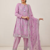 3pc - Stitched Embroidered Luxury Suit