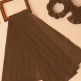 1PC Dyed Crinkle Chiffon Dupatta