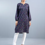 1pc Stitched Basic Printed Cotton Silk Shirt