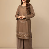 2pc - Stitched Festive Raw Silk Suit