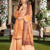 3PC Unstitched Festive Embroidered Suit (SUNW7JI085)