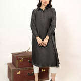 1PC Stitched Basic Denim Shirt (WP7L1PBE487-A)