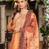 3PC Unstitched Festive Embroidered Suit (SUNW7JI085)