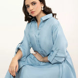 1PC Stitched Basic Denim Shirt (WP7L1PBE488)