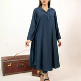 1PC Stitched Basic Denim Shirt (WP7L1PBE487-B)