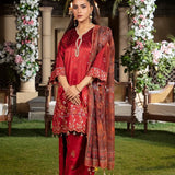 3PC Unstitched Festive Embroidered Suit (SUNW7JI081)