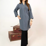 1PC Stitched Basic Denim Shirt (WP7L1PBE552)