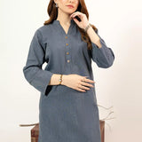 1PC Stitched Basic Denim Shirt (WP7L1PBE552)