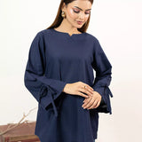 1PC Stitched Basic Denim Shirt (WP7L1PBE551)