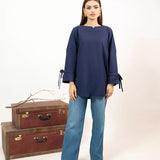 1PC Stitched Basic Denim Shirt (WP7L1PBE551)