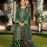 3PC Unstitched Festive Embroidered Suit (SUNW7JI079)