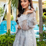 3PC Unstitched Festive Embroidered Suit (SUNW7JI078)