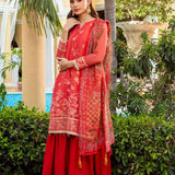 3PC Unstitched Festive Embroidered Suit (SUNW7JI077)