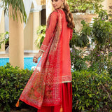 3PC Unstitched Festive Embroidered Suit (SUNW7JI077)