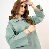 1PC Stitched Basic Denim Shirt (WP7L1PBE550)