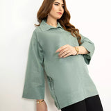 1PC Stitched Basic Denim Shirt (WP7L1PBE550)