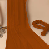 1PC Dyed Crinkle Chiffon Dupatta