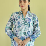 1pc - Stitched Basic Printed Lawn Shirt