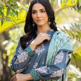 2pc - Printed Stitched Shirt & Dupatta