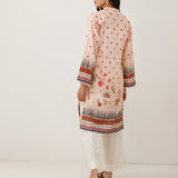 1pc - Stitched Basic Printed Texture Lawn Shirt