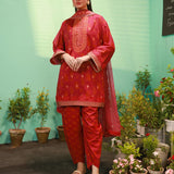 3PC STITCHED LUXURY LAWN EMBROIDERED SUIT