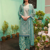 3PC STITCHED LAWN EMBROIDERED SUIT