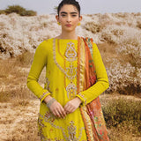 3PC STITCHED FESTIVE EMBROIDERED SUIT