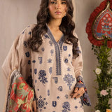 3PC LUXURY LAWN EMBROIDERED SUIT