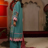 3PC LUXURY LAWN EMBROIDERED SUIT