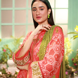 3PC STITCHED LUXURY LAWN EMBROIDERED SUIT