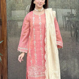 3PC Unstitched Festive Embroidered Suit (SUNW7NO076)