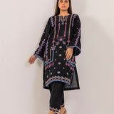 2pc Stitched Basic Embroidered Cambric Suit