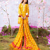 3PC Unstitched Printed Lawn Silk (SI11)