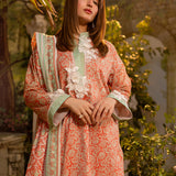 3pc Unstitched Lawn Suit