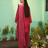 3PC STITCHED LUXURY LAWN EMBROIDERED SUIT