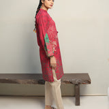 1pc Stitched Basic Printed Khaddar Shirt