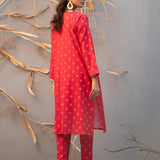 2pc- Unstitched Printed Khaddar