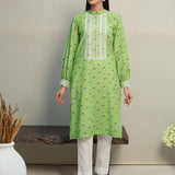 1pc - Stitched Basic Printed Khaddar Shirt