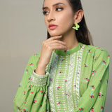 1pc - Stitched Basic Printed Khaddar Shirt