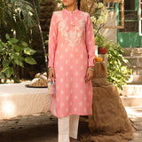 1pc - Stitched Basic Printed Embroidred Khaddar Shirt