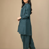 2pc Stitched Basic Dyed Khaddar Suit