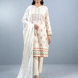 3pc - Stitched lawn Suit