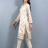 3pc - Stitched lawn Suit