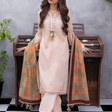 3pc- Unstitched Dyed Embroidered Lawn Suit