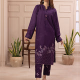 2pc - Stitched Embroidered Cambric Suit