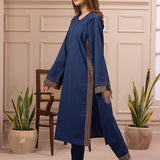 2pc - Stitched Embroidered Cambric Suit